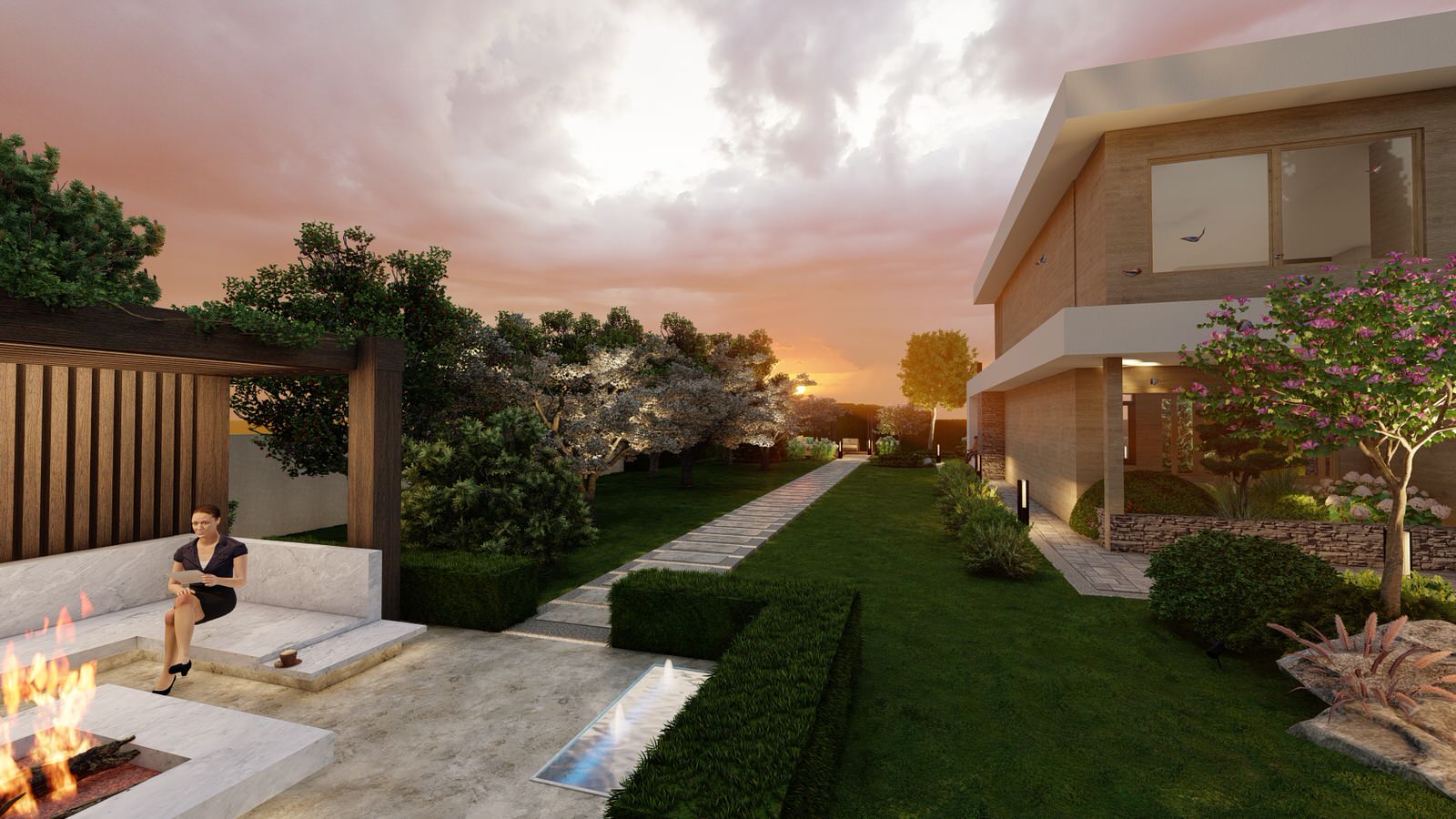 Сад "Многоликий". КП Райт Вилладж