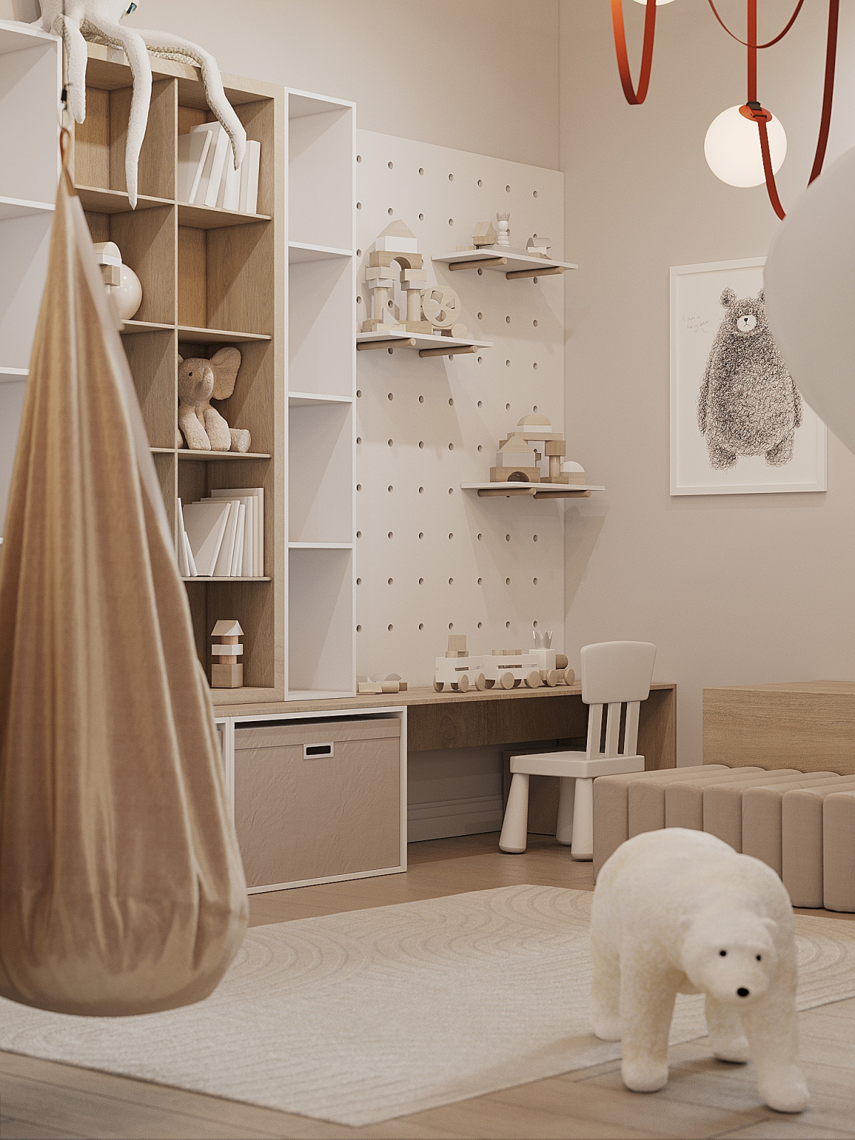 Обложка проекта: Дизайн интерьера детской комнаты