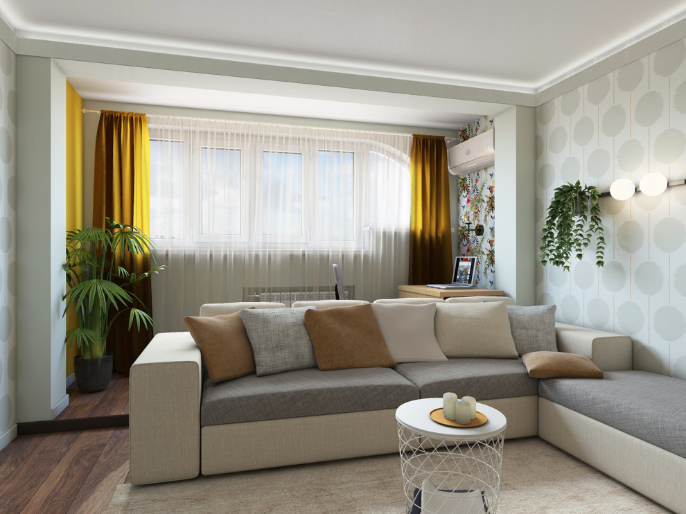 Проект квартиры, где хозяева думали, что им нравится бежевый цвет в интерьере