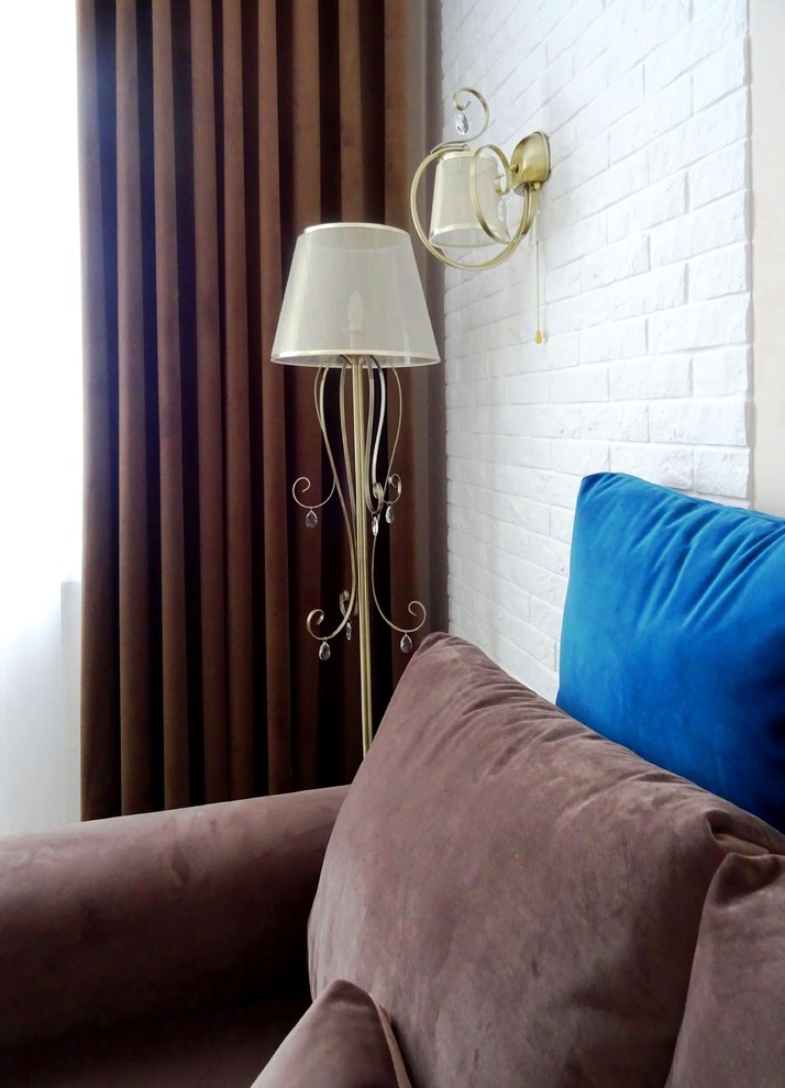 Обложка проекта: Бархатные шторы для гостиной