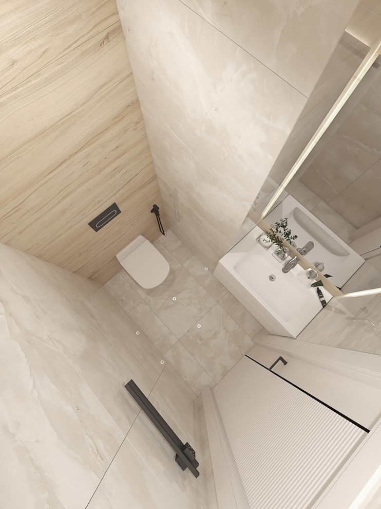 Геометрия комфорта. Квартира в современном стиле: 3-комнатная квартира 86 м2