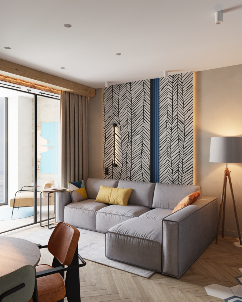 Проект квартиры для девушки 67 кв.м