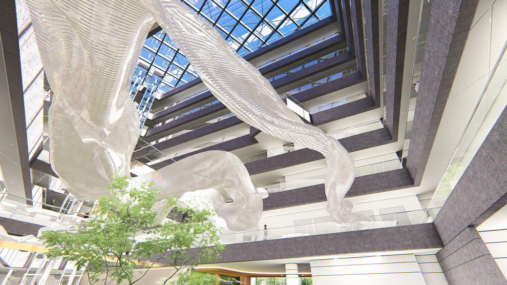 Концепция интерьеров офиса телекомпании НТВ