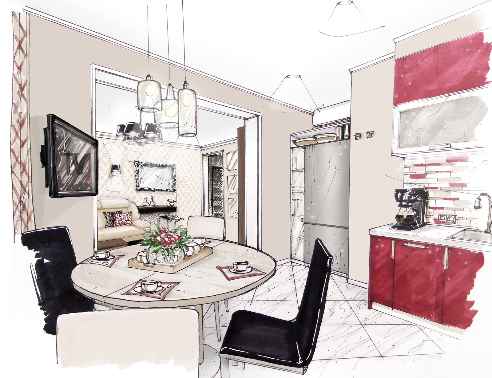 Проект в ЖК "Палитра"