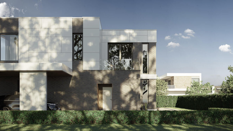 Проект с плоской кровлей 246 м2