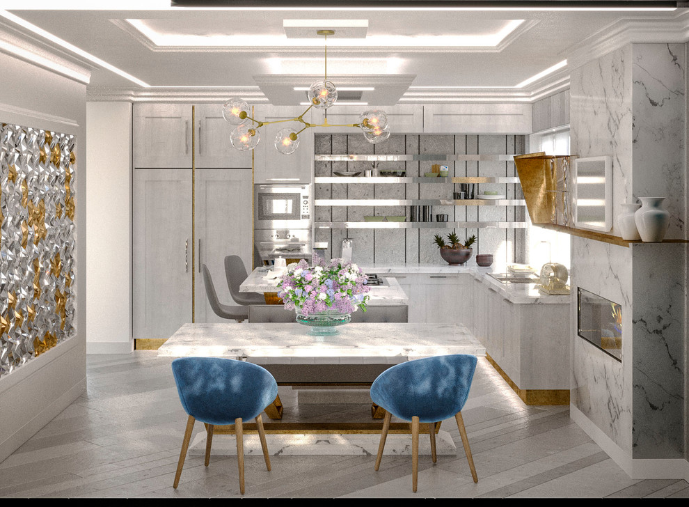 Кухня в стиле "Эклектика"