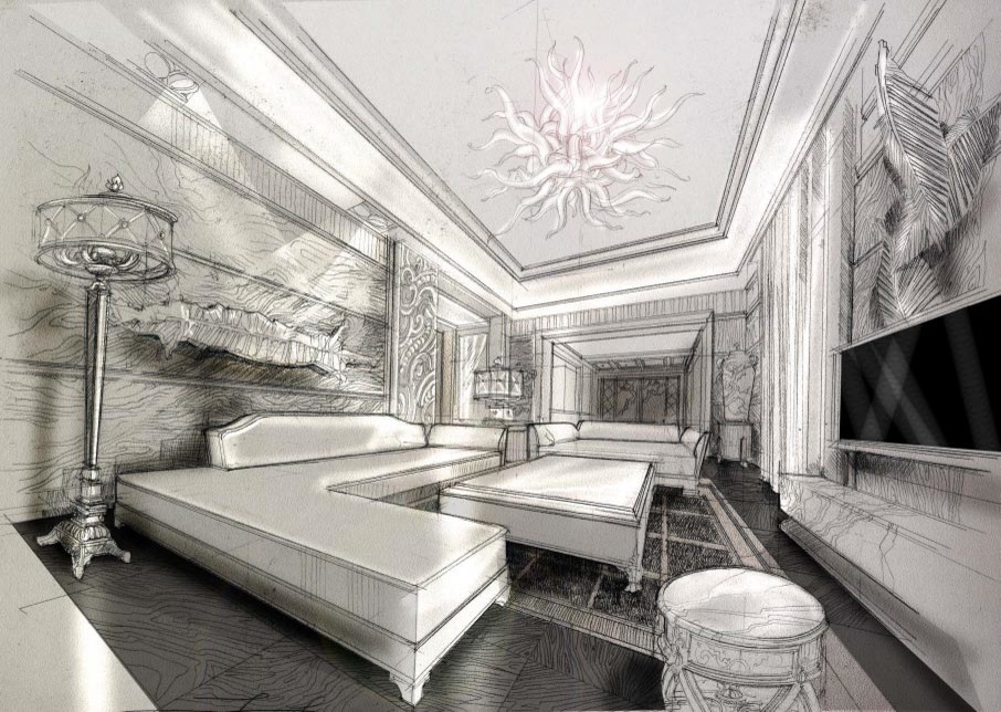 Эскизы - дизайн интерьера