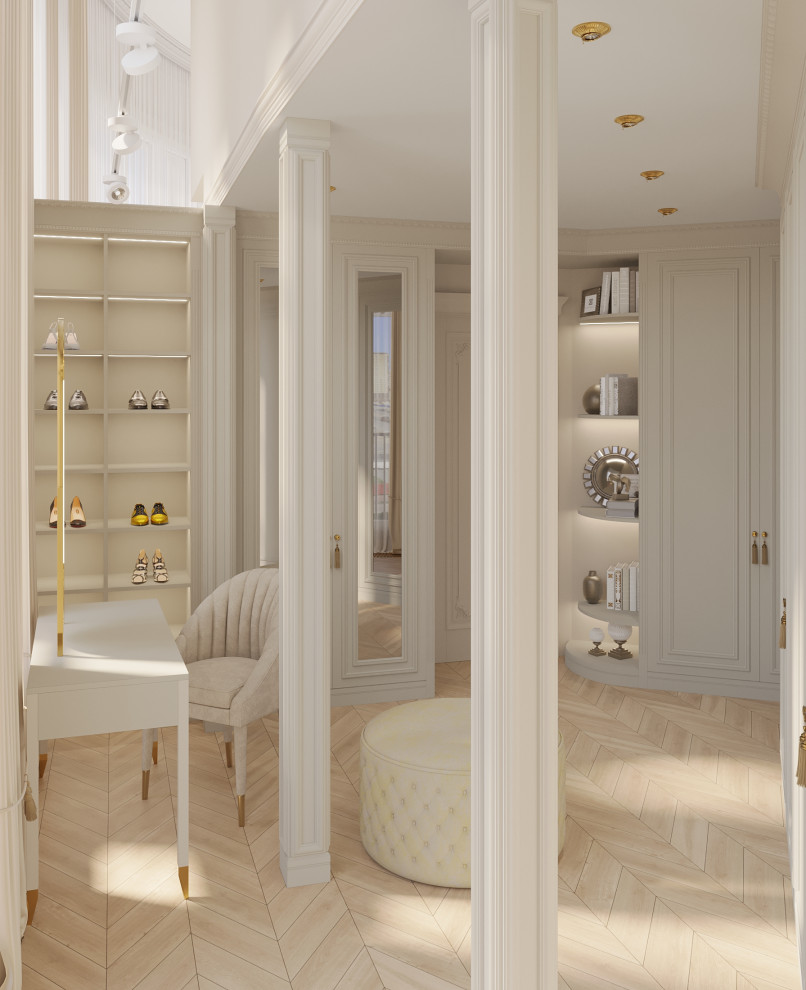 Интерьер 2-ух уровневой квартиры_ "АРОМАТ САДОВ"