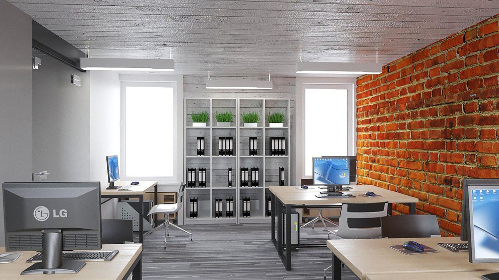 Офис в стиле LOFT