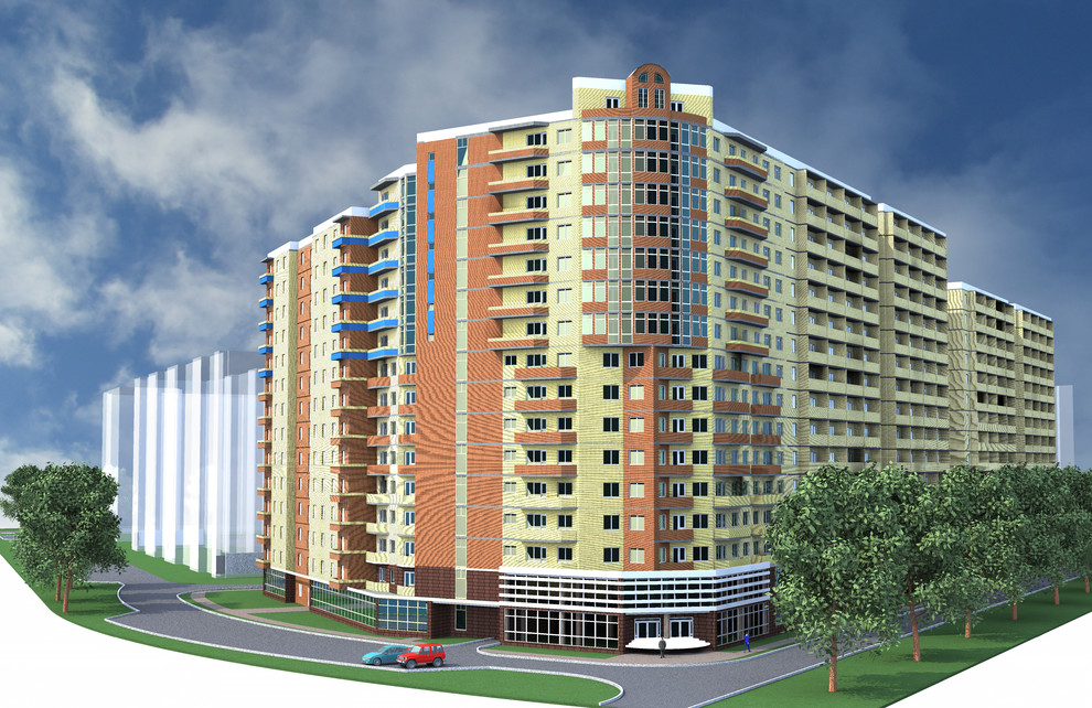 Обложка проекта: Жилой дом в микрорайоне Запад