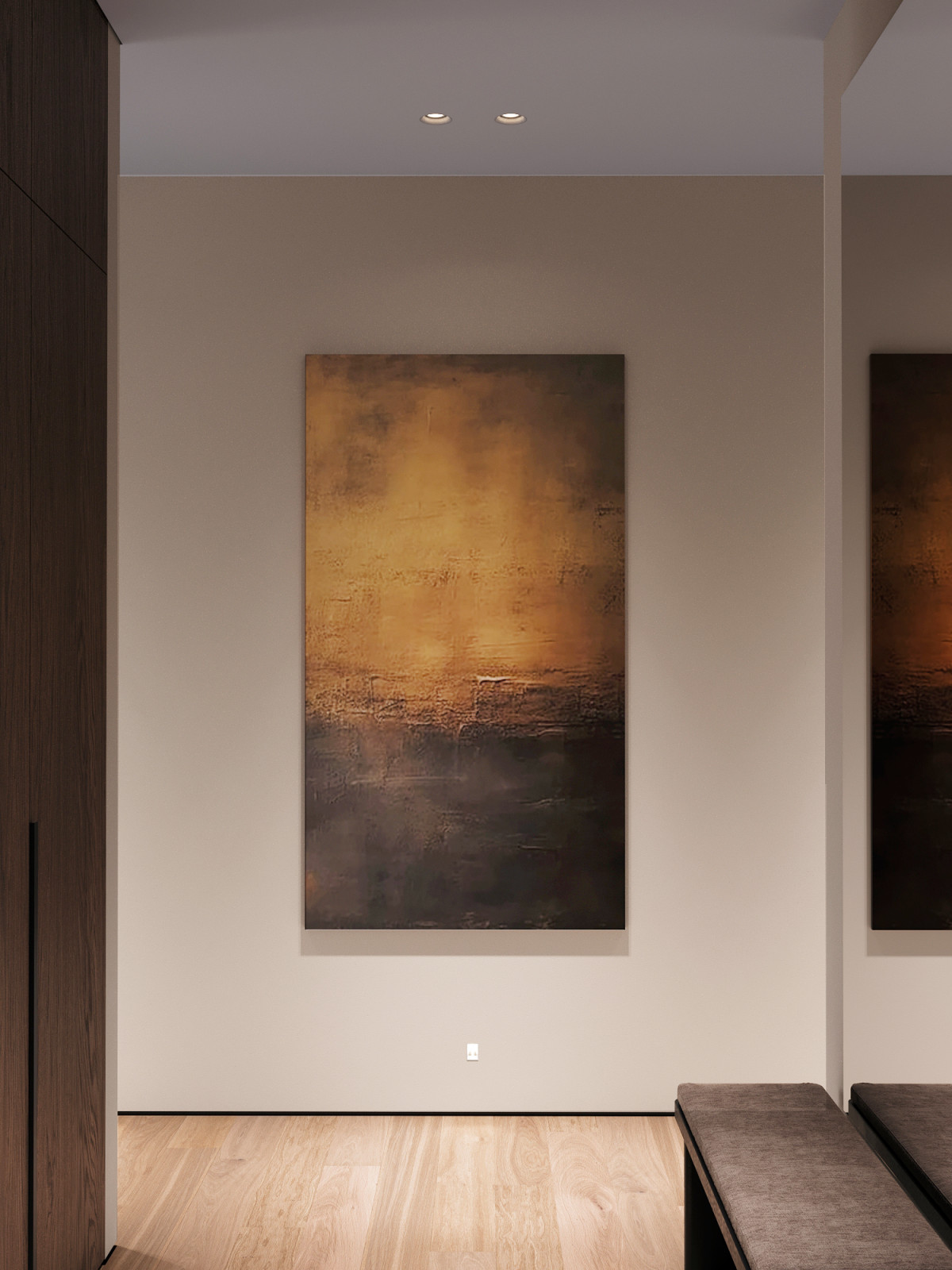 ЖК «Grand View» - квартира площадью 111,8 м2 в стиле уютный минимализм