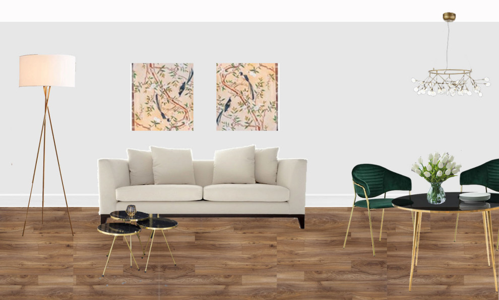 Коллаж Кухни-гостинной