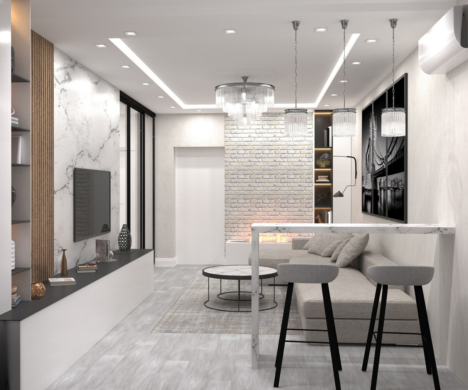 Дизайн-проект двухкомнатной квартиры