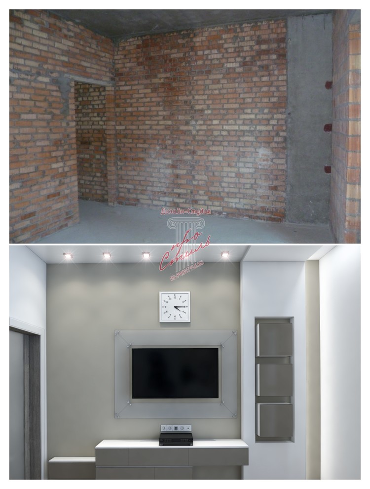 Москва. Отрадное. Дизайн-проект. До и после.