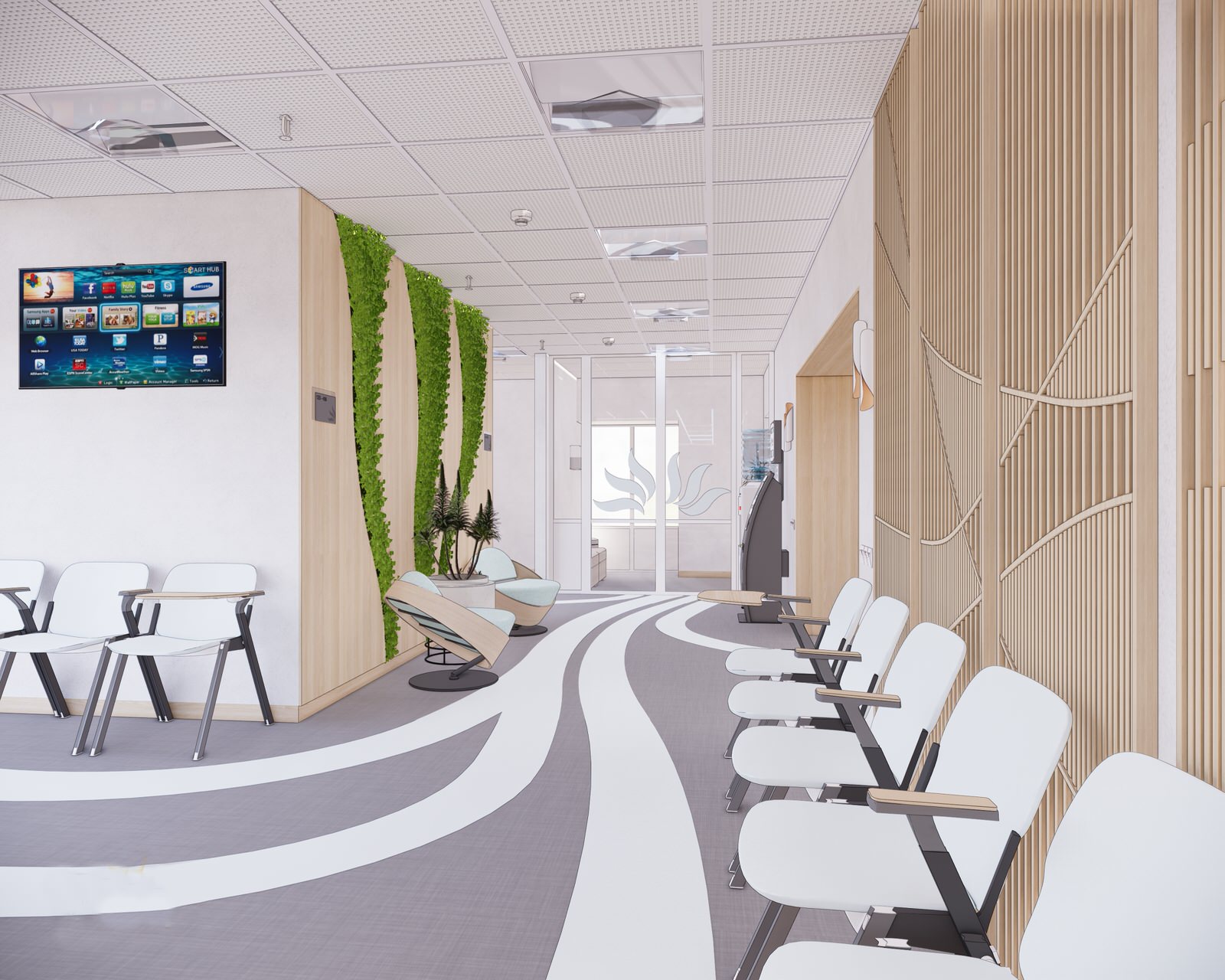 Обложка проекта: Концепция холла для Немецкой Семейной клиники