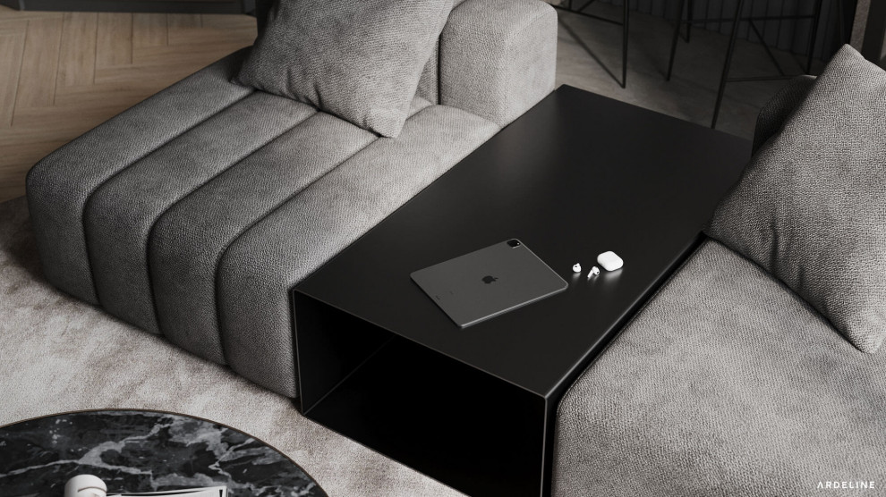 Дизайн квартиры в минималистичных серых тонах