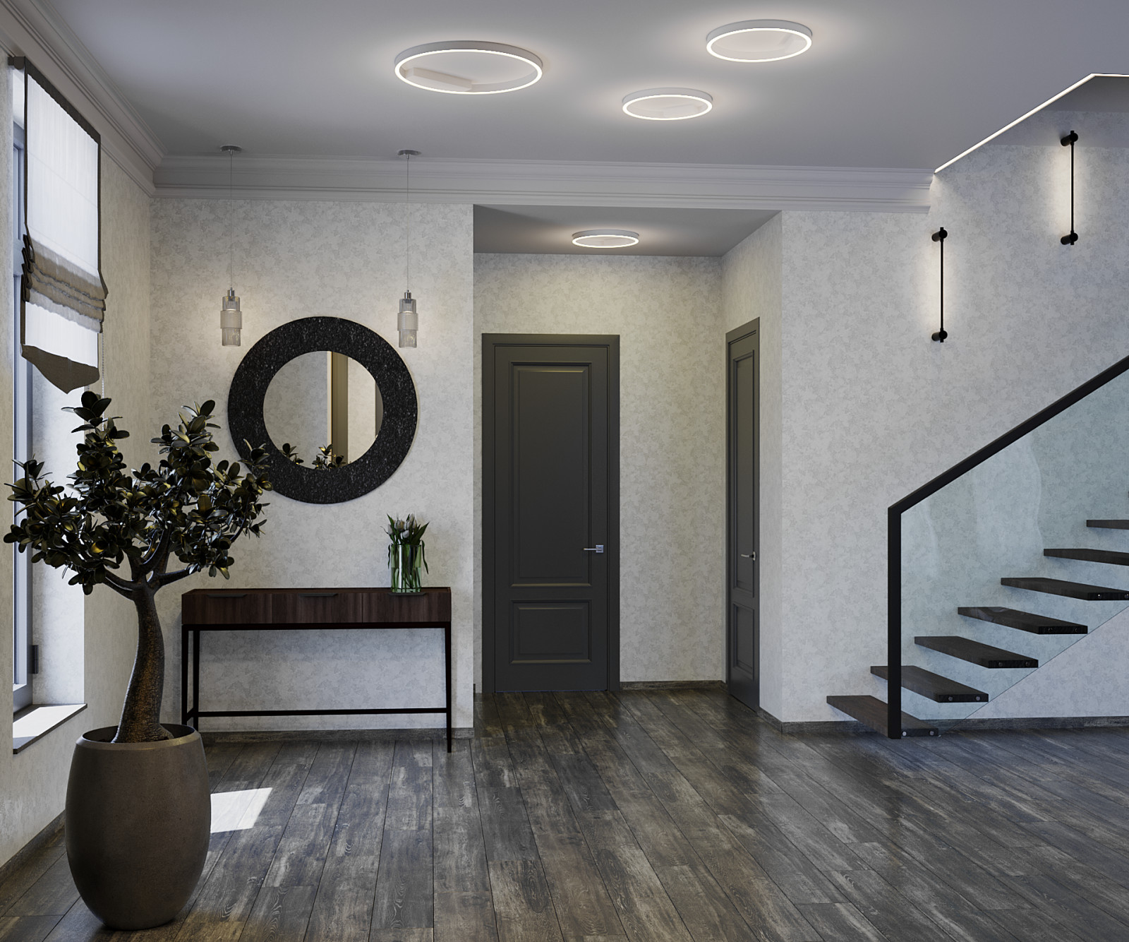 Минималистичный интерьер частного дома