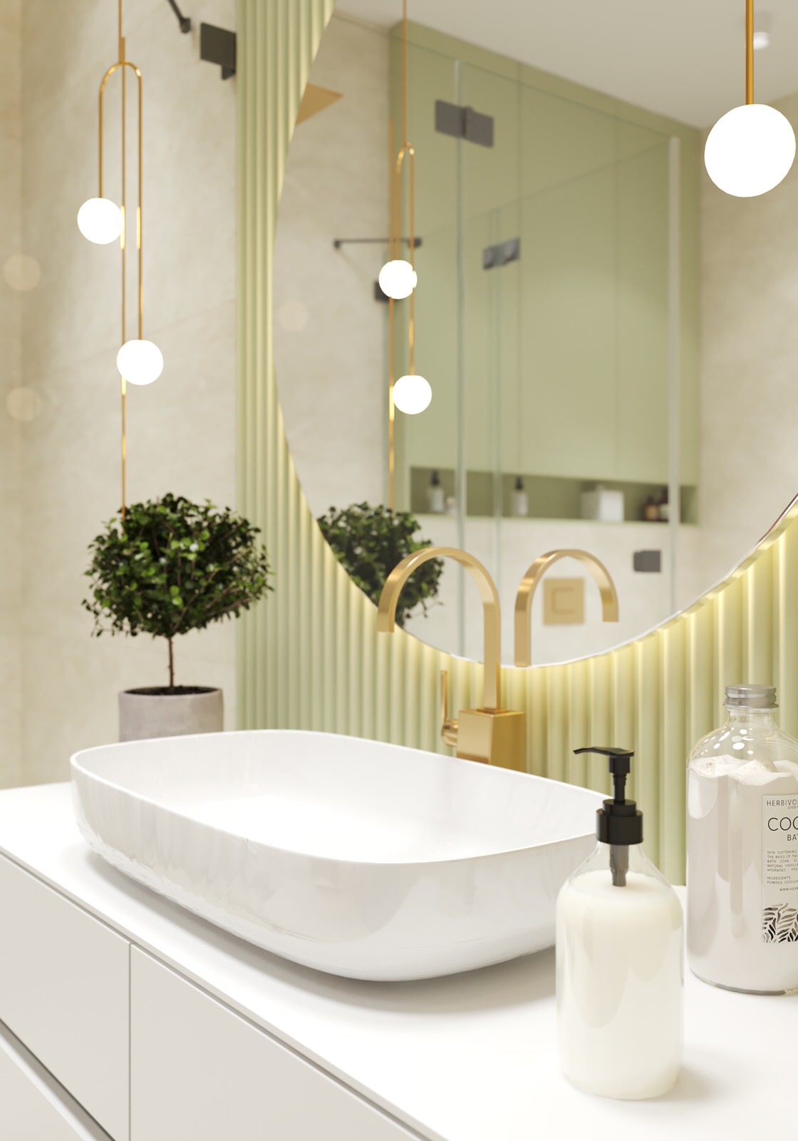 Санузел неоклассика