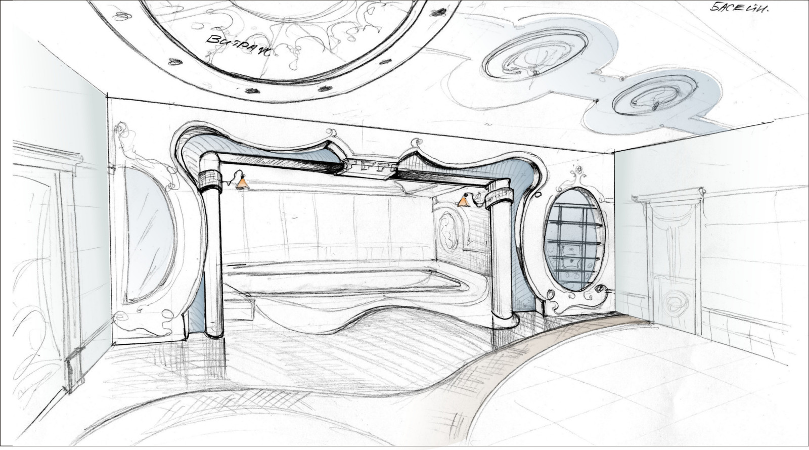Обложка проекта: Эскиз котежда на 400 м.кв