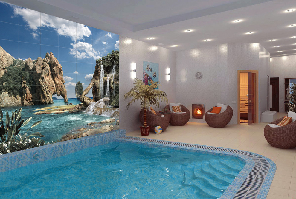 Обложка проекта: Фотоплитка для бассейна