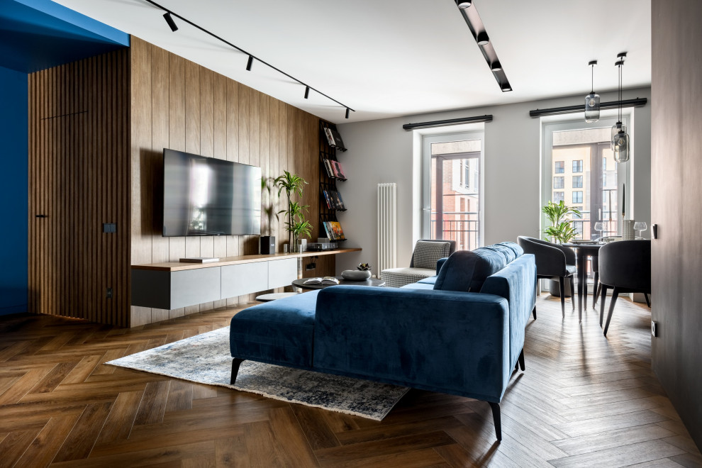 Трехкомнатная квартира с санузлом при спальне