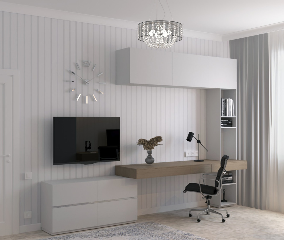 Дизайн частного дома в стиле неоклассика с элементами арт-дэко