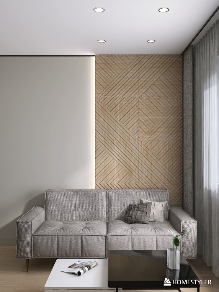 Проект 2-комнатной квартиры для молодого человека