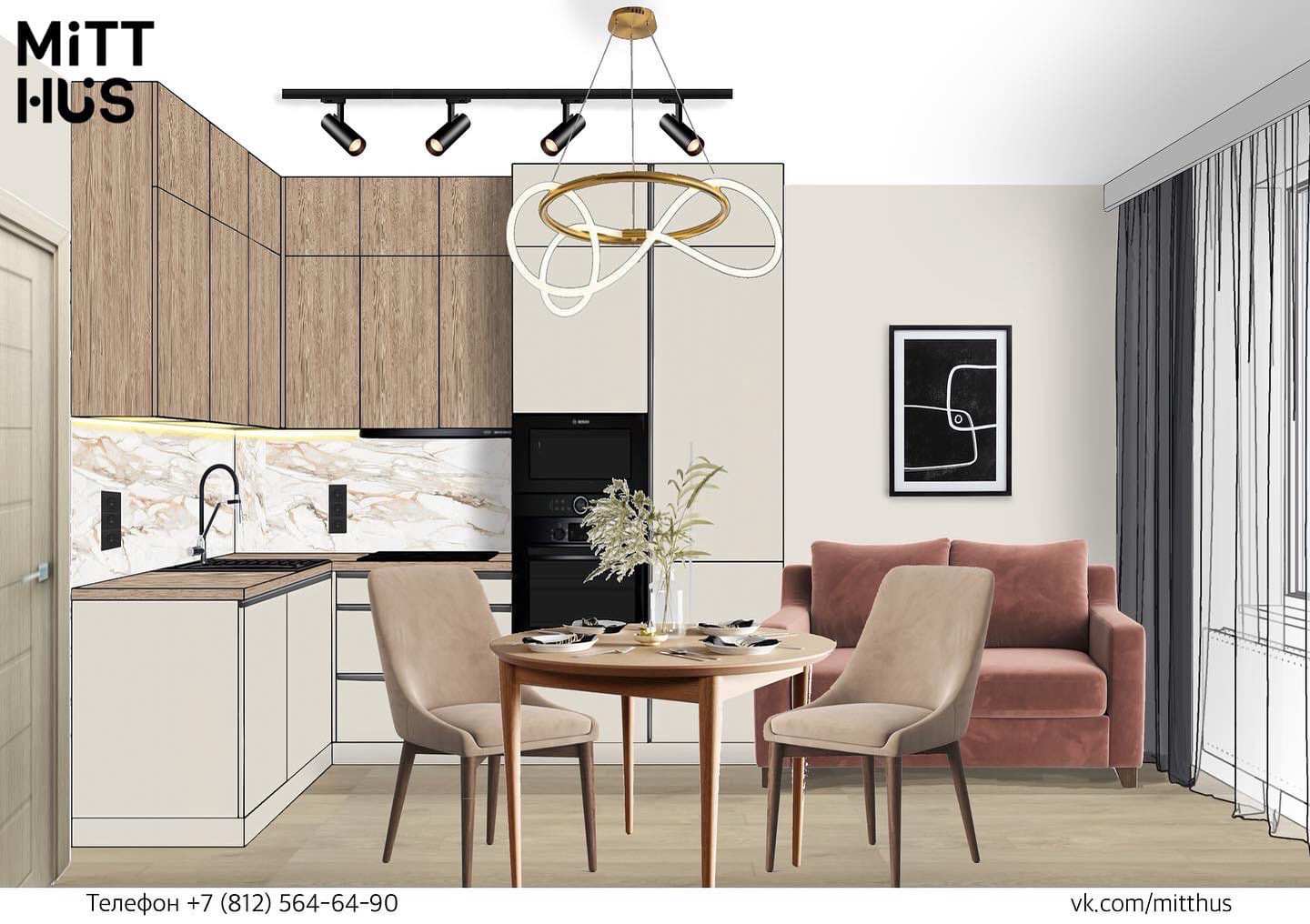 Однокмнатная квартира в ЖК Статус у Парка Победы