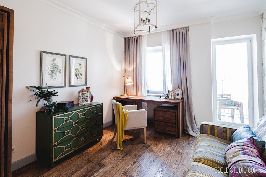 КАБИНЕТ В КОЛОНИАЛЬНОМ СТИЛЕ