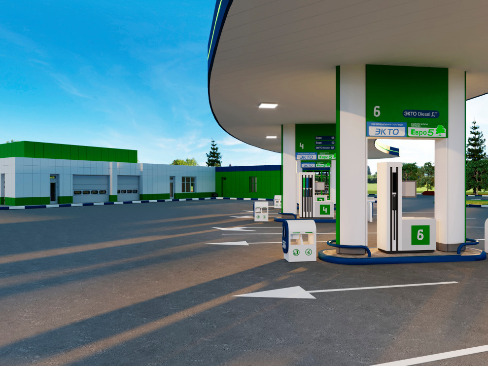 Проект АЗС в Республике Татарстан Exoil