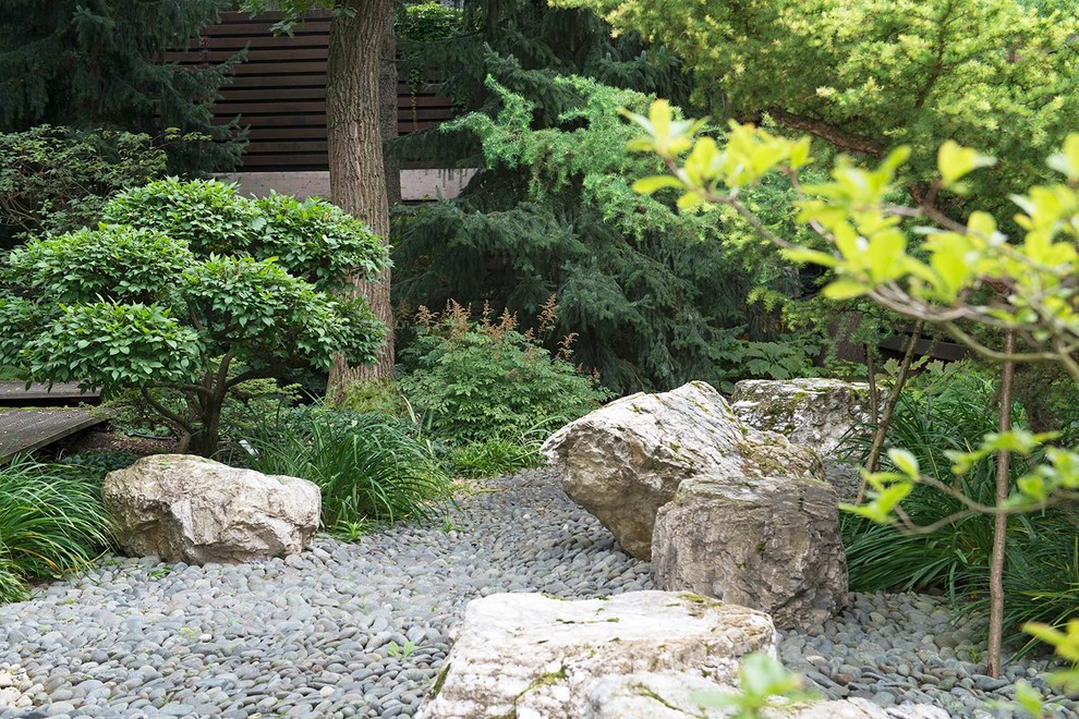 Сад с японским характером в КП Ландшафт