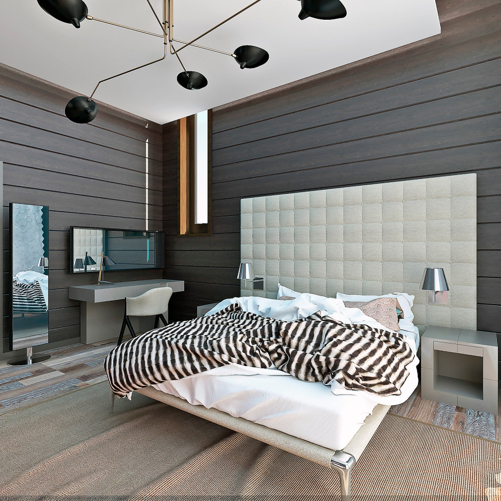 Интерьеры деревянного дома.