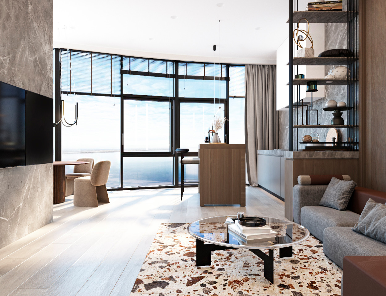 Проект интерьера в современном стиле для современной семьи