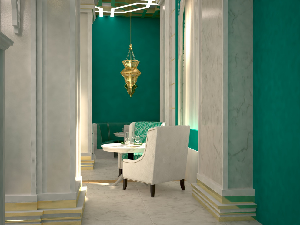 Проект ресторана в восточном стиле