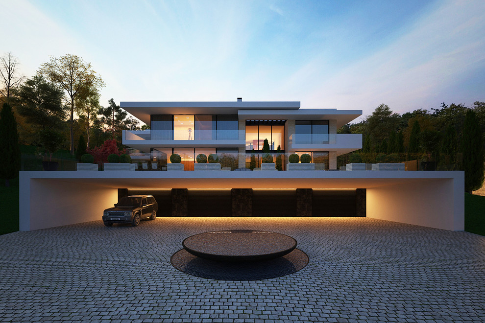 Проект современной виллы в Сибири