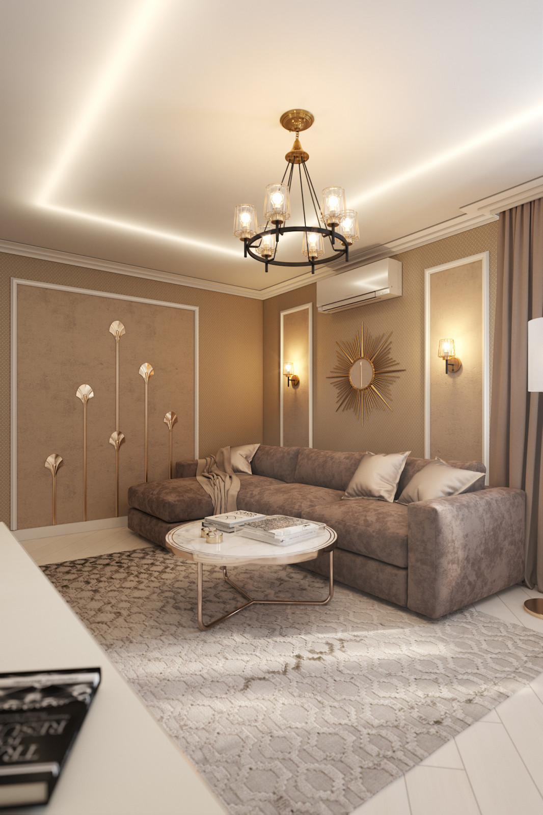 Дизайн-проект квартиры в ЖК «Аркадия»