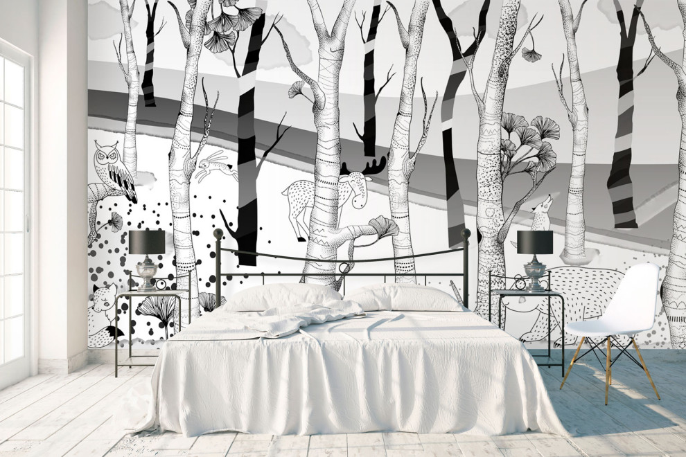 Коллекция фотообоев Woodland