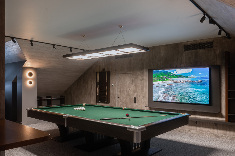 Премиальный телевизор в бильярдной