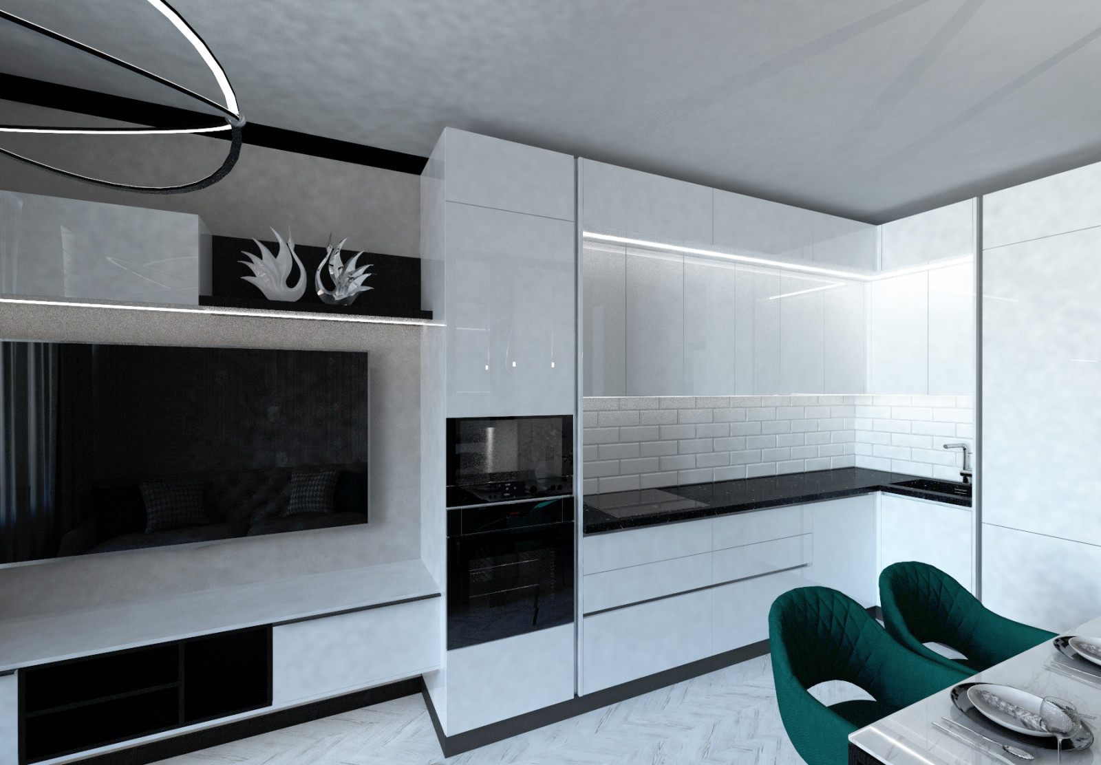 Концепция квартиры для двух дам