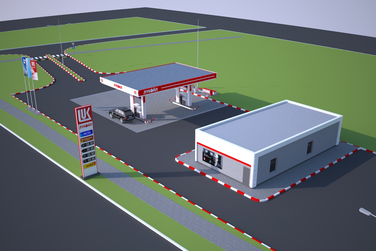 Обложка проекта: АЗС Лукойл