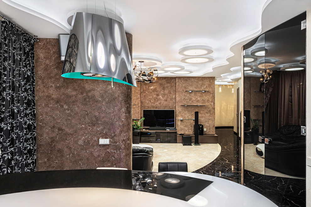 Криволинейный интерьер