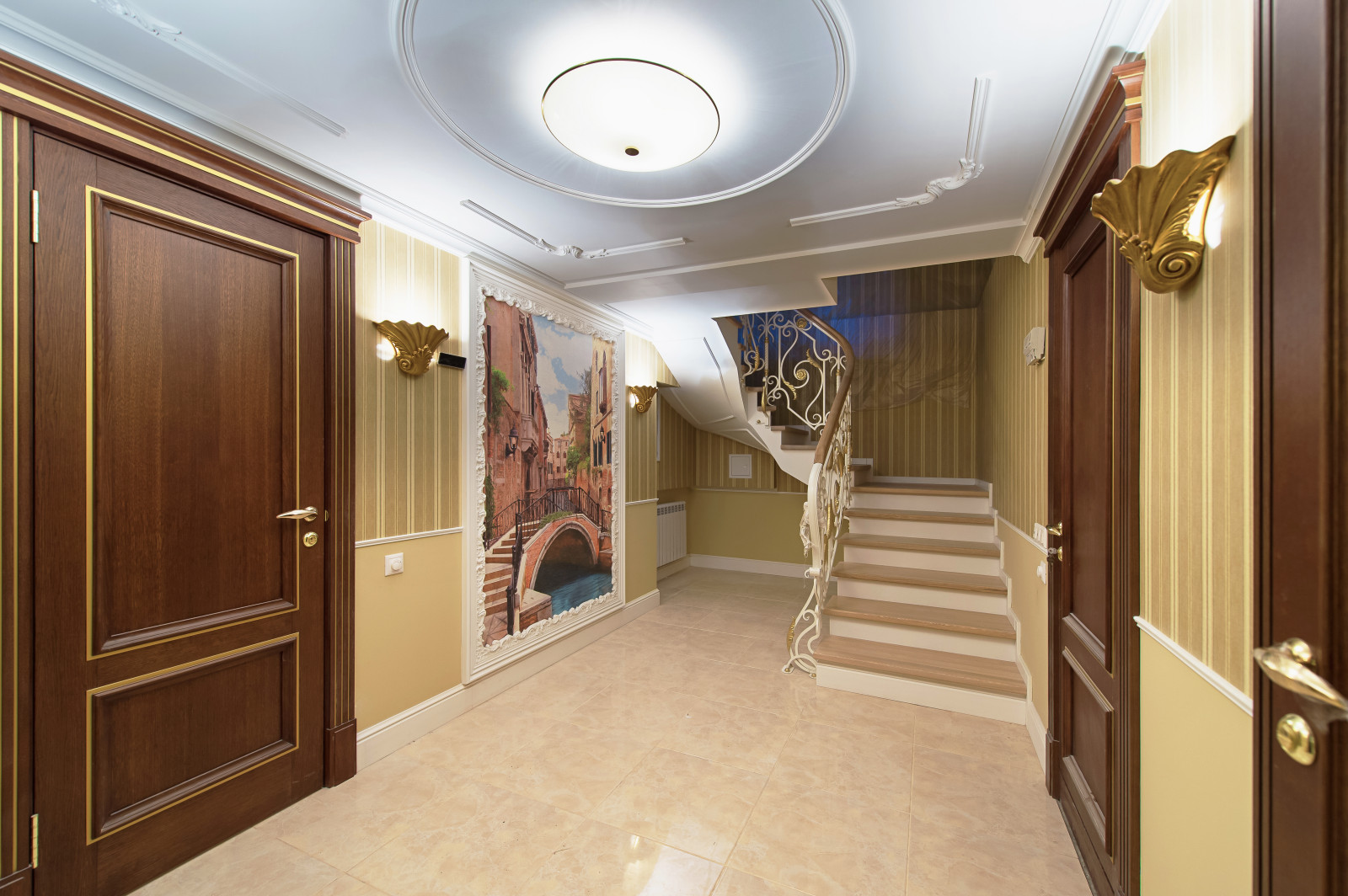 Дизайн-проект интерьера и готовый ремонт загородного дома 460 кв. м.