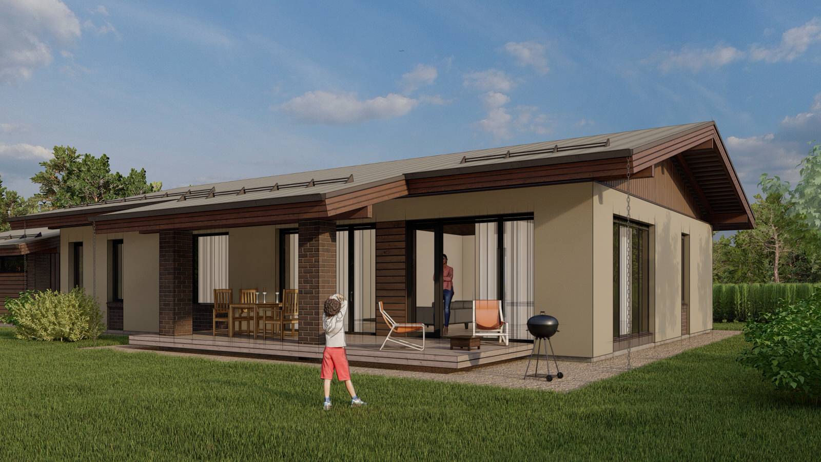 Практичный одноэтажный дом в г. Пенза