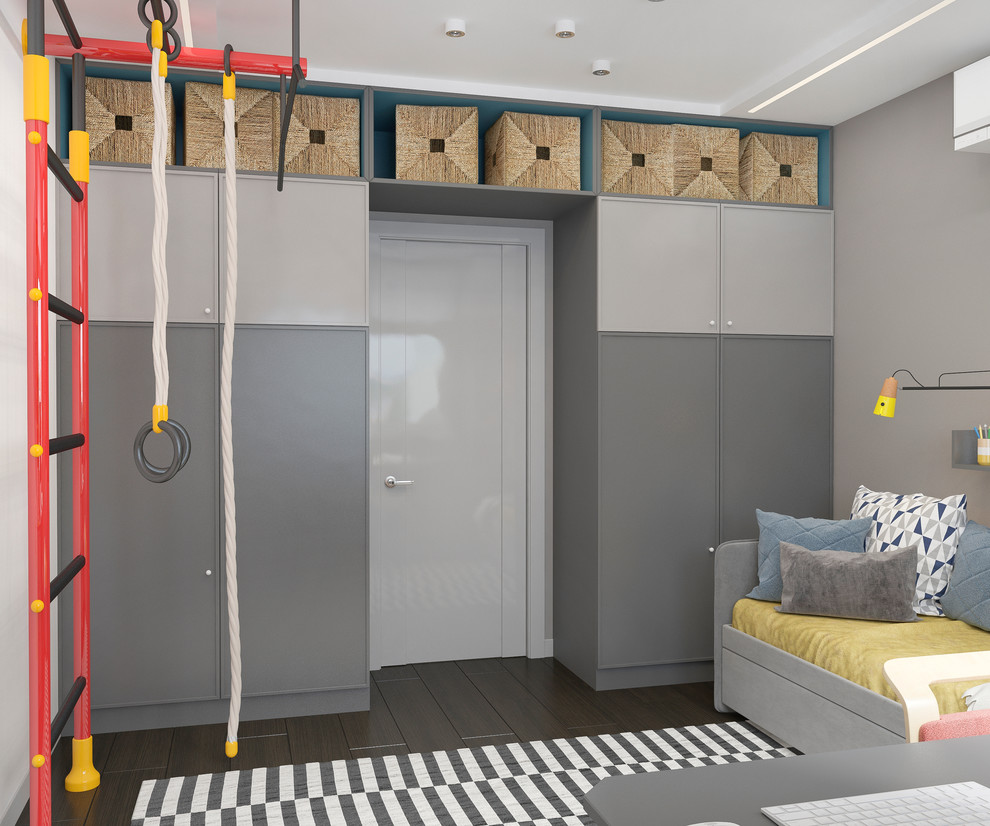 Квартира в сером цвете