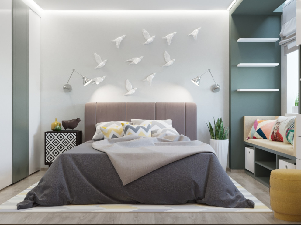 Дизайн-проект. 3-хкомнатная квартира в ЖК "Левобережный". Тула. 2017 г.