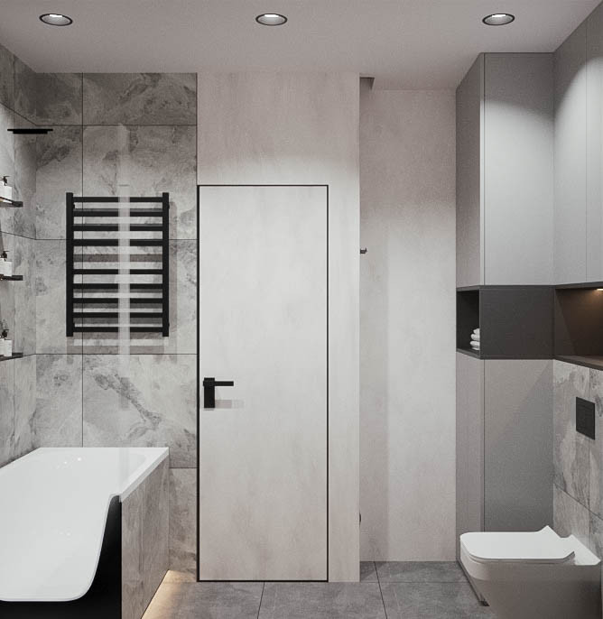 Нежная двушка в  ЖК Атлант