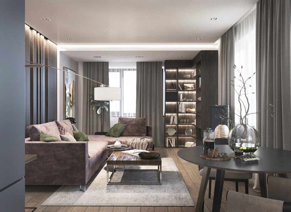 Обложка проекта: Эскизный дизайн гостиной