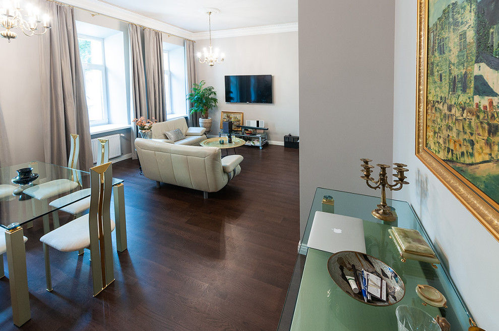 Квартира в Вильнюсе. Паркетная доска и итальянские двери