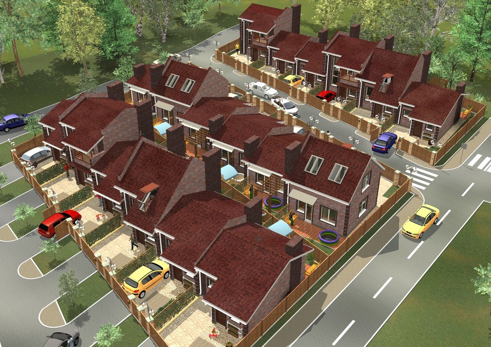 Жилой квартал в г. Азов