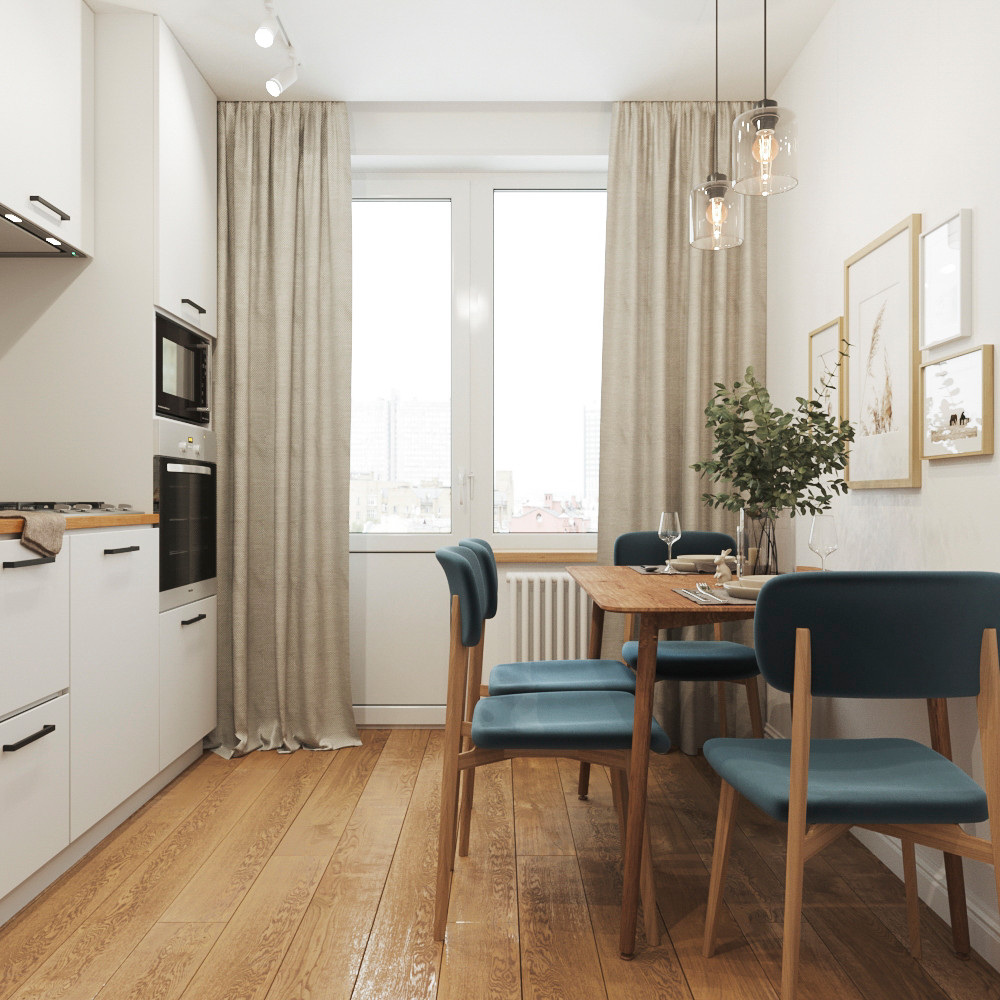 Дизайн и ремонт трехкомнатной квартиры (м. Селигерская)